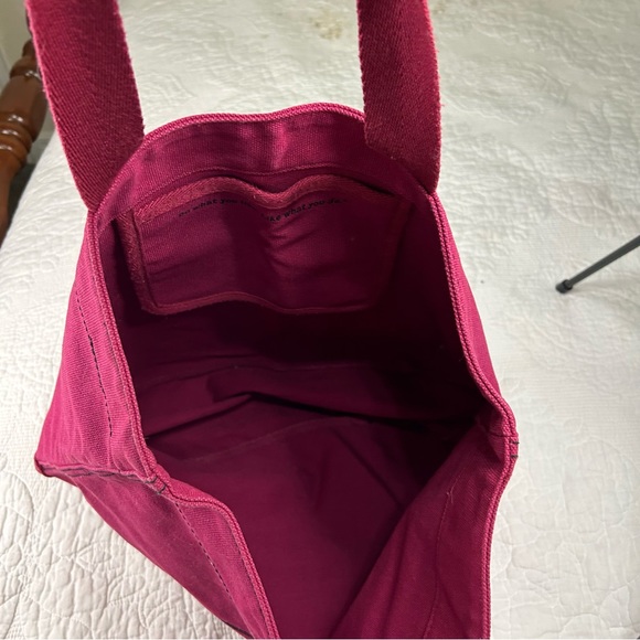 Large Life is Good Berry Colored Tote - Picture 6 of 10